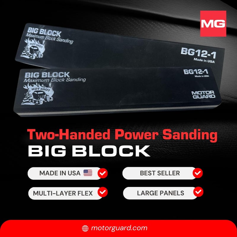 Motor Guard - Big-Block Maximum Sanding Block 12 (BG12-1), One Size - Image 3
